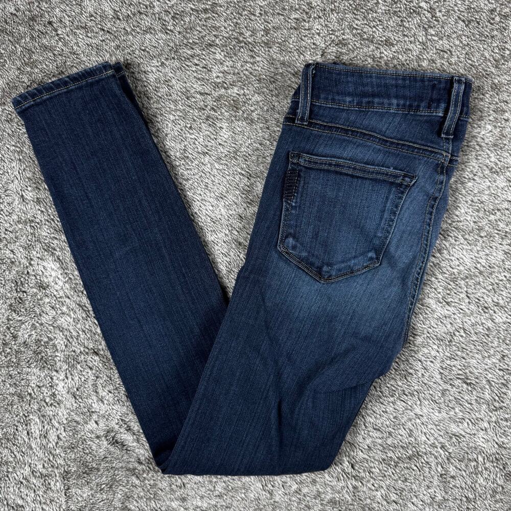 PAIGE Women's Straight Leg Jeans - Dark Blue